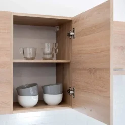 Garnero Arredamenti Cucina 240cm completa moderna lineare sonoma Dalia Rovere