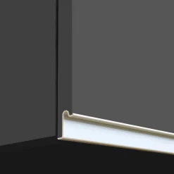 Garnero Arredamenti Cucina 255cm componibile lineare moderna antracite rovere Gourmet Prestige Antracite - Rovere Hot