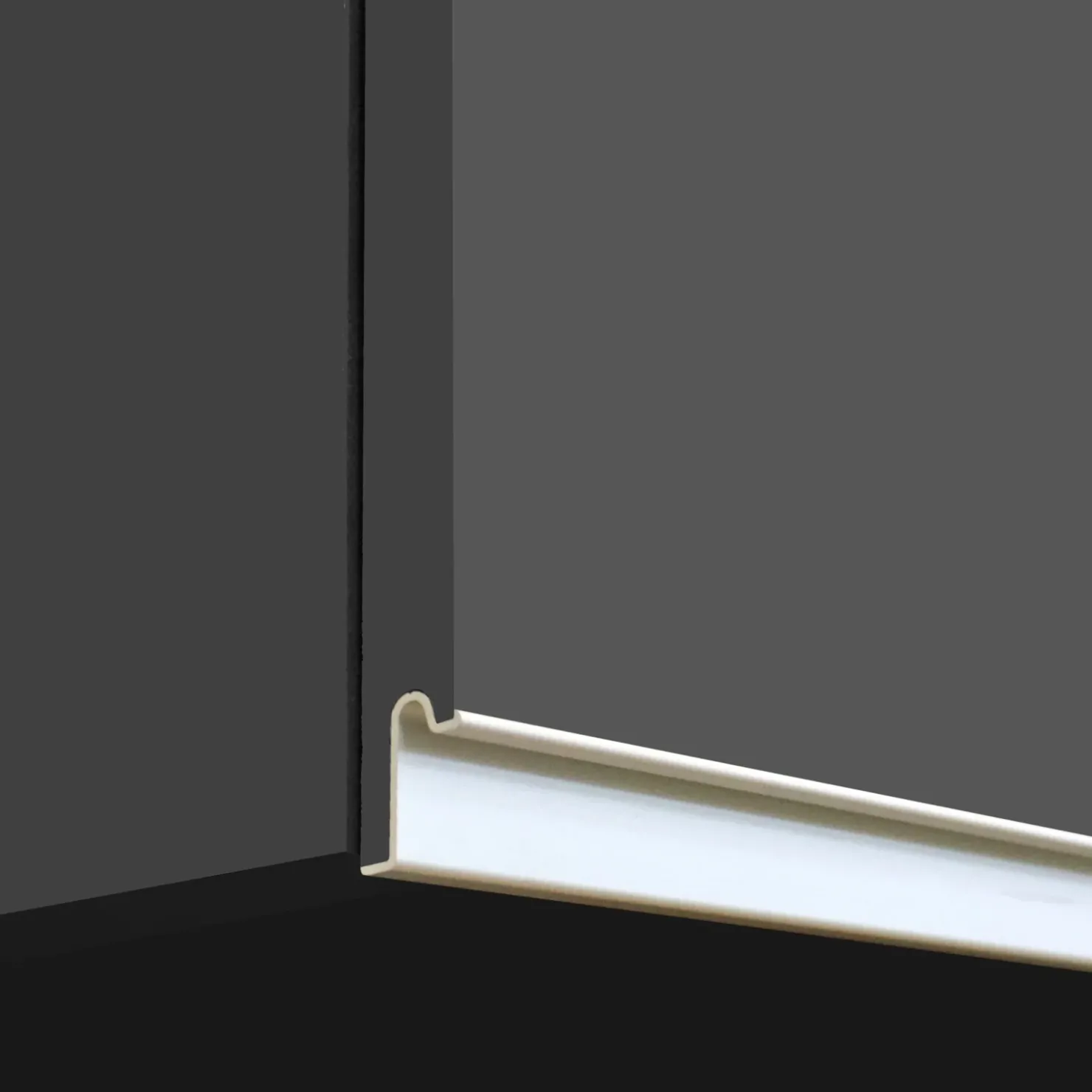 Garnero Arredamenti Cucina 255cm componibile lineare moderna antracite rovere Gourmet Prestige Antracite - Rovere Hot