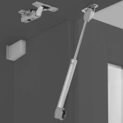 Garnero Arredamenti Cucina 255cm componibile lineare moderna antracite grigio pietra Gourmet Prestige Antracite - Grigio pietra Outlet