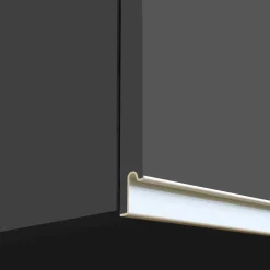 Garnero Arredamenti Cucina 255cm componibile lineare moderna antracite grigio pietra Gourmet Prestige Antracite - Grigio pietra Outlet