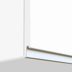 Garnero Arredamenti Cucina 255cm componibile lineare moderna bianco grigio pietra Gourmet Pure Bianco Lucido - Grigio pietra Outlet