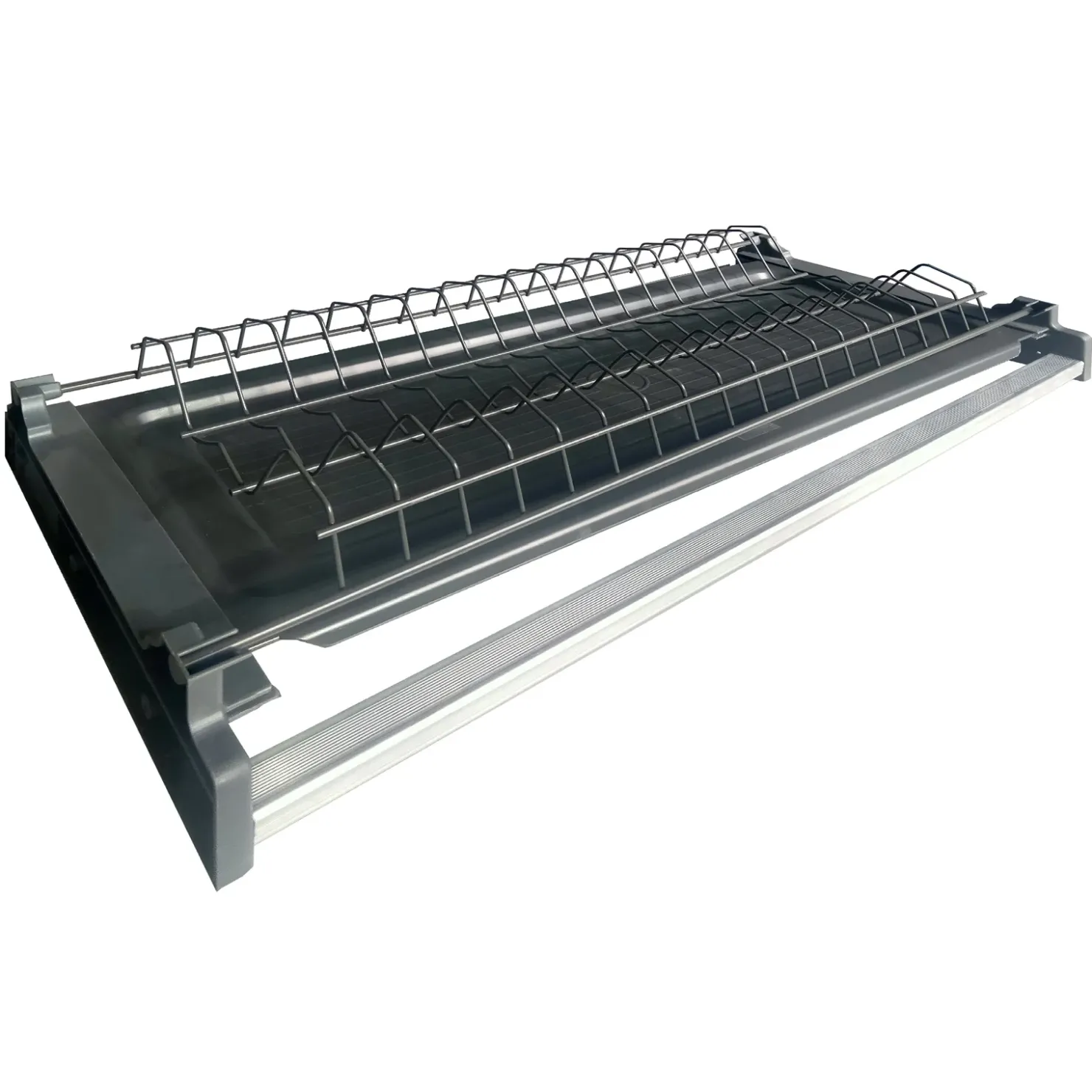 Garnero Arredamenti Cucina 255cm componibile lineare moderna antracite rovere Gourmet Pure Antracite - Rovere Hot