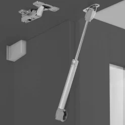 Garnero Arredamenti Cucina 255cm componibile lineare moderna antracite rovere Gourmet Pure Antracite - Rovere Hot