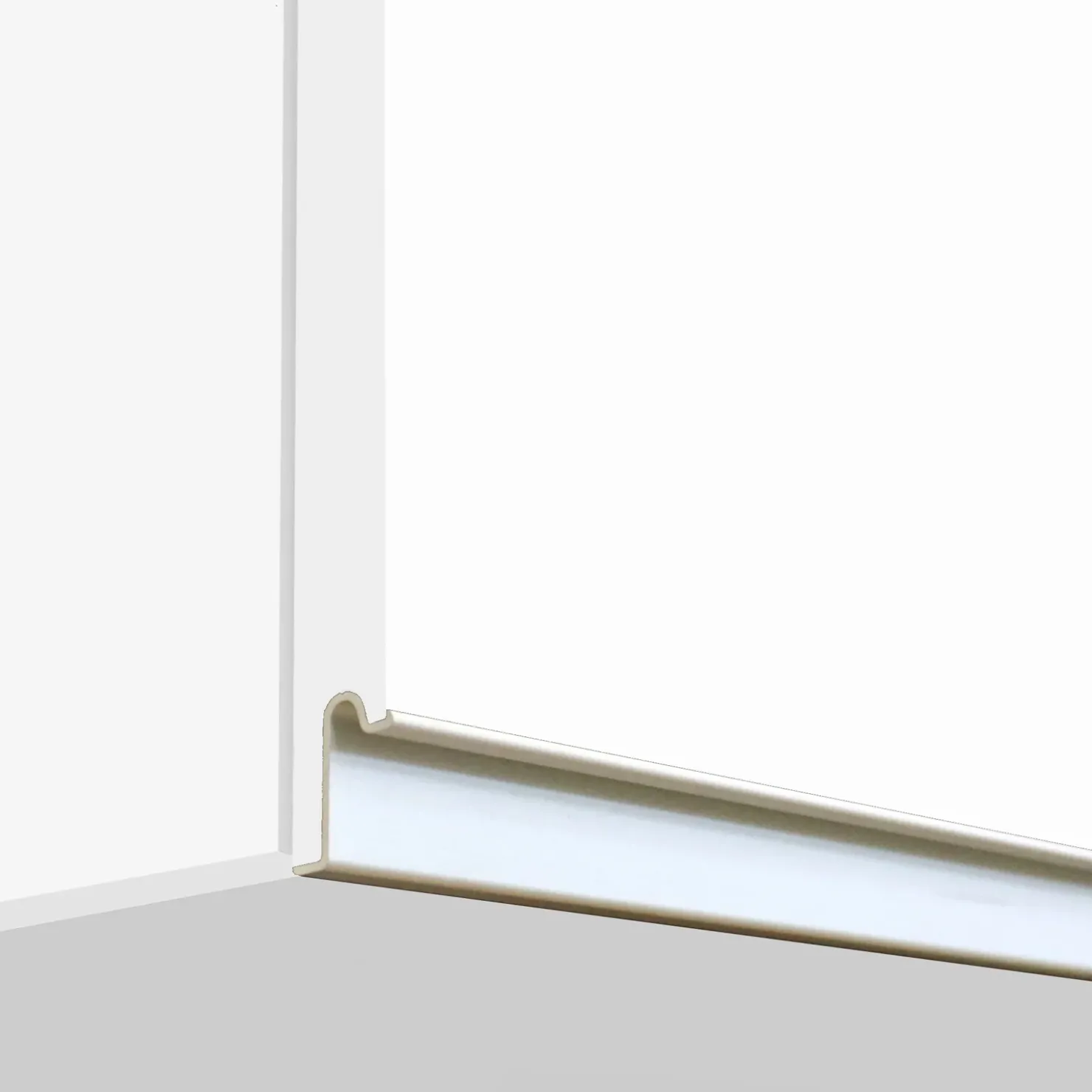 Garnero Arredamenti Cucina 255cm componibile lineare moderna bianco rovere Gourmet Pure Bianco Lucido - Rovere Outlet