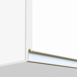 Garnero Arredamenti Cucina 255cm componibile lineare moderna bianco grigio pietra Gourmet Prestige Bianco Lucido - Grigio pietra Discount