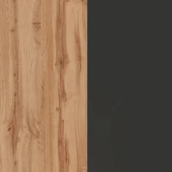 Garnero Arredamenti Cucina 255cm componibile lineare moderna antracite rovere Gourmet Elegance Antracite - Rovere Outlet