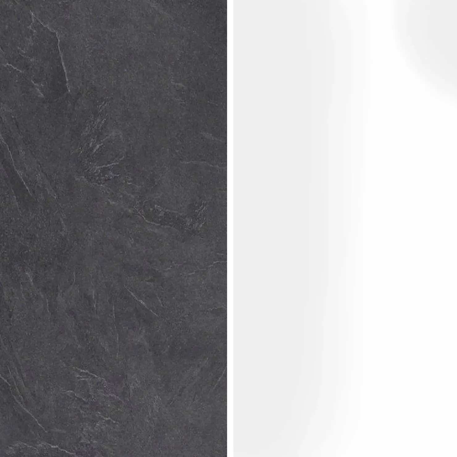 Garnero Arredamenti Cucina 255cm componibile lineare moderna bianco grigio pietra Gourmet Elegance Bianco Lucido - Grigio pietra Hot