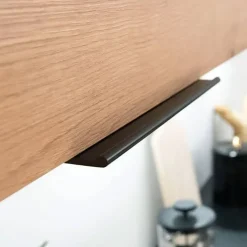 Garnero Arredamenti Cucina 260cm moderna componibile standard quercia nero Terry Clearance