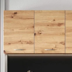 Garnero Arredamenti Cucina 240cm moderna lineare componibile Dalia Quercia Discount