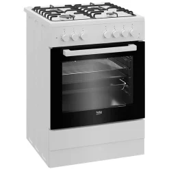 Garnero Arredamenti Cucina combinata 4 fuochi con forno elettrico 60x85cm Beko Bianco Online
