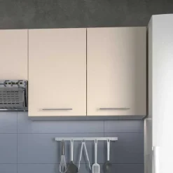 Garnero Arredamenti Cucina moderna 200cm lineare componibile rovere Matrix Beige Discount