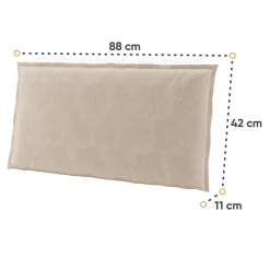 Garnero Arredamenti Cuscino decorativo per letto matrimoniale contenitore 180x200cm rovere Noor Outlet