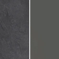 Garnero Arredamenti Dispensa cucina bassa 30x85h cm scorrevole antracite grigio pietra Gourmet Antracite - Grigio pietra Discount