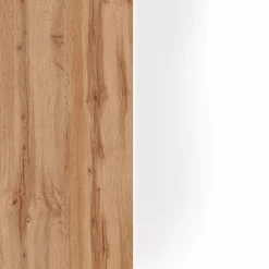 Garnero Arredamenti Dispensa cucina bassa 30x85h cm scorrevole bianco rovere Gourmet Bianco Lucido - Rovere Sale