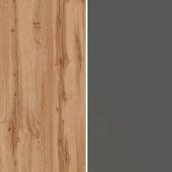 Garnero Arredamenti Dispensa cucina 60x165h cm 4 ripiani antracite rovere Gourmet Antracite - Rovere Clearance
