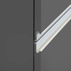 Garnero Arredamenti Dispensa cucina 60x165h cm 4 ripiani antracite grigio pietra Gourmet Antracite - Grigio pietra