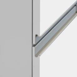 Garnero Arredamenti Dispensa cucina 60x165h cm 4 ripiani bianco rovere Gourmet Bianco Lucido - Rovere Discount