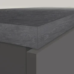 Garnero Arredamenti Dispensa cucina 30x165h cm scorrevole antracite grigio pietra Gourmet Antracite - Grigio pietra Sale