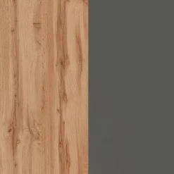 Garnero Arredamenti Dispensa cucina 30x165h cm scorrevole antracite rovere Gourmet Antracite - Rovere Sale