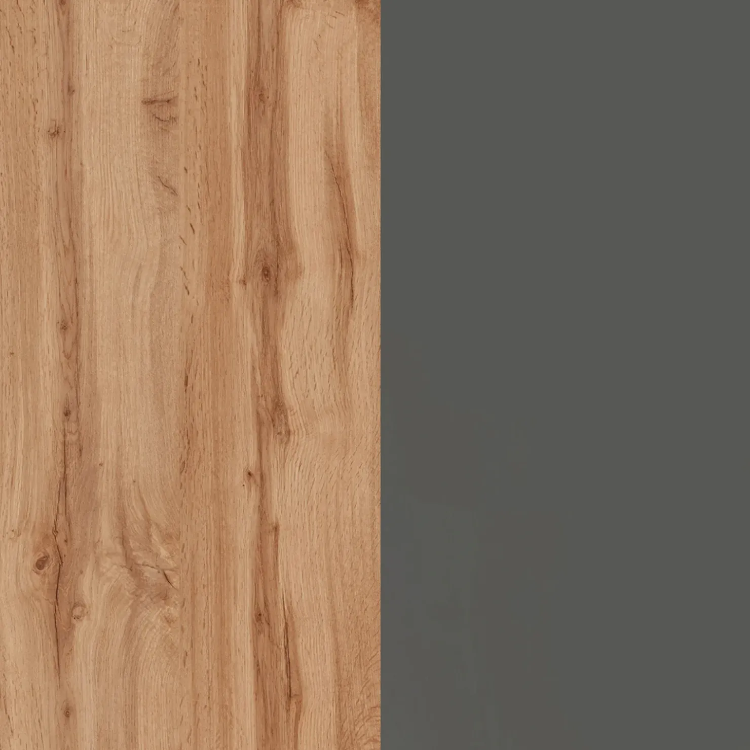 Garnero Arredamenti Dispensa cucina 30x165h cm scorrevole antracite rovere Gourmet Antracite - Rovere Sale