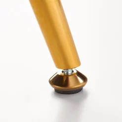 Garnero Arredamenti Divanetto 131x77cm 2 posti imbottito in velluto rosa antico gambe in oro Gabriella Tessuto Vellutino Rosa Clearance