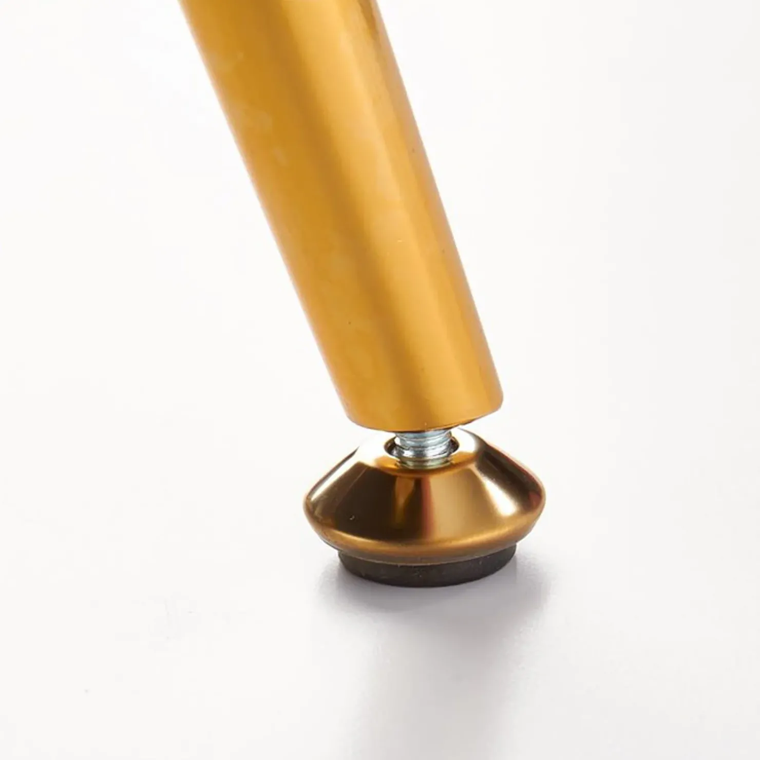 Garnero Arredamenti Divanetto 131x77cm 2 posti imbottito in velluto rosa antico gambe in oro Gabriella Tessuto Vellutino Rosa Clearance