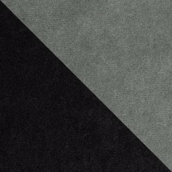 Garnero Arredamenti Divano angolare letto 238x147cm 3 posti grigio nero Flow Microfibra Nero Grigio Sale