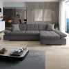 Garnero Arredamenti Divano con angolo a destra 4 posti 278x161cm grigio Artemio Best