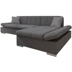 Garnero Arredamenti Divano con angolo a destra 4 posti 278x161cm grigio Artemio Best