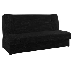 Garnero Arredamenti Divano letto 2 posti 192cm matrimoniale senza braccioli grigio nero Joby Tessuto Lawa Grigio Scuro Sale