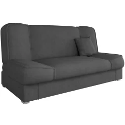 Garnero Arredamenti Divano letto 2 posti 182cm pieghevole senza braccioli grigio scuro Rollo Tessuto Morbido Zetta Grigio Online