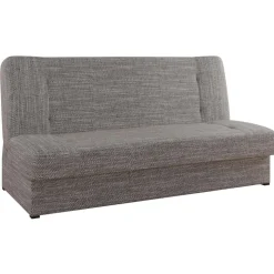 Garnero Arredamenti Divano letto 2 posti matrimoniale senza braccioli 192cm grigio beige Joby Tessuto Lawa Grigio Outlet
