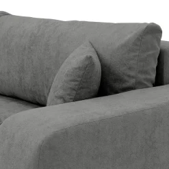 Garnero Arredamenti Divano letto 3 posti 248x90cm con contenitore in Floty Tessuto Velo Grigio Scuro Clearance