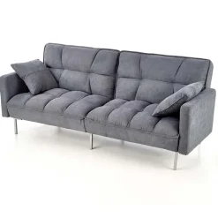 Garnero Arredamenti Divano letto 2 posti 193x58cm grigio acciaio Cassandra Online