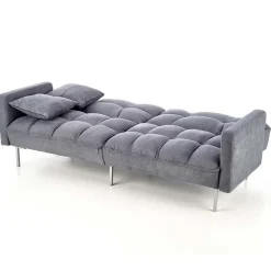 Garnero Arredamenti Divano letto 2 posti 193x58cm grigio acciaio Cassandra Online
