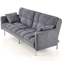 Garnero Arredamenti Divano letto 2 posti 193x58cm grigio acciaio Cassandra Online