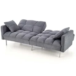 Garnero Arredamenti Divano letto 2 posti 193x58cm grigio acciaio Cassandra Online