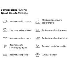 Garnero Arredamenti Divano letto 3 posti 257x105cm tessuto bianco Cozyfy Discount