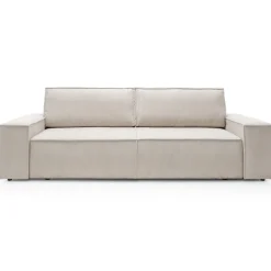 Garnero Arredamenti Divano letto 3 posti 257x106cm velluto a coste beige Snuggle Velluto a Coste Poso Beige Hot
