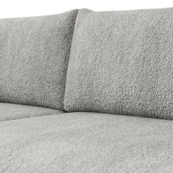 Garnero Arredamenti Divano letto angolare 4 posti 285x188cm con contenitore Soft Tessuto Bouclé Grigio chiaro Outlet