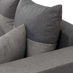 Garnero Arredamenti Divano letto angolare 3 posti 237x139cm reversibile grigio Ponza Tessuto Treccia Fine Lux Grigio Best