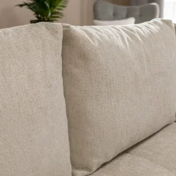 Garnero Arredamenti Divano letto angolare 3 posti 267x185cm box contenitore beige Sottovoce Tessuto Artico Beige Outlet