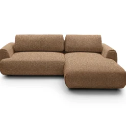 Garnero Arredamenti Divano letto angolare destra 3 posti 270x167cm tessuto arancio Cloudify Tessuto Puente Arancio Hot