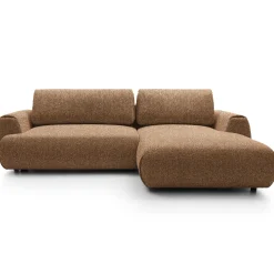 Garnero Arredamenti Divano letto angolare destra 3 posti 270x167cm tessuto arancio Cloudify Tessuto Puente Arancio Hot