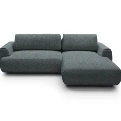 Garnero Arredamenti Divano letto angolare destra 3 posti 270x167cm tessuto antracite Cloudify Tessuto Puente Antracite Discount