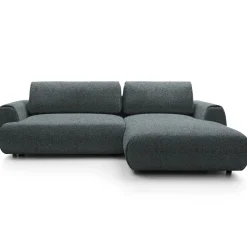 Garnero Arredamenti Divano letto angolare destra 3 posti 270x167cm tessuto antracite Cloudify Tessuto Puente Antracite Discount