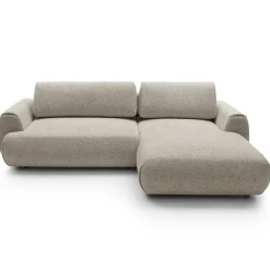 Garnero Arredamenti Divano letto angolare destra 3 posti 270x167cm tessuto beige Cloudify Tessuto Puente Beige Outlet