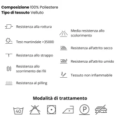 Garnero Arredamenti Divano letto angolare destro 3 posti 258x167cm tessuto giallo senape Lushify Tessuto Riviera Vellutato Senape Hot