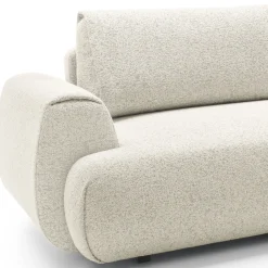 Garnero Arredamenti Divano letto angolare destra 3 posti 270x167cm tessuto bianco Cloudify Tessuto Puente Bianco Online